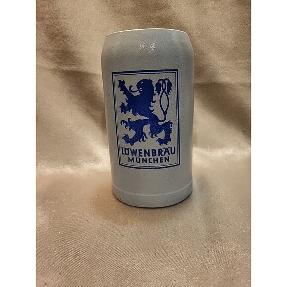 Vintage Lowenbrau Munich 1 Liter Beer Stein Ceramic - Picture 1 of 10